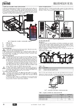 Preview for 20 page of ferolli BLUEHELIX B 35 Instructions For Use, Installation And Maintenance