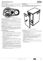 Preview for 25 page of ferolli BLUEHELIX B 35 Instructions For Use, Installation And Maintenance