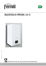 ferolli BLUEHELIX PRIMA 24 C Instructions For Use, Installation And Maintenance preview