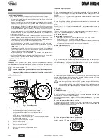 Preview for 34 page of ferolli DIVA HC24 Instructions For Use, Installation And Maintenance