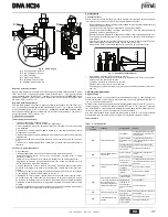 Preview for 37 page of ferolli DIVA HC24 Instructions For Use, Installation And Maintenance