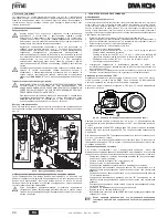 Preview for 44 page of ferolli DIVA HC24 Instructions For Use, Installation And Maintenance