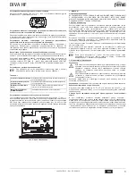 Preview for 3 page of ferolli DIVA HF24 Instructions For Use, Installation And Maintenance