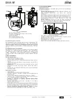 Preview for 7 page of ferolli DIVA HF24 Instructions For Use, Installation And Maintenance