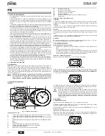 Preview for 24 page of ferolli DIVA HF24 Instructions For Use, Installation And Maintenance