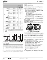 Preview for 28 page of ferolli DIVA HF24 Instructions For Use, Installation And Maintenance