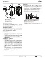 Preview for 29 page of ferolli DIVA HF24 Instructions For Use, Installation And Maintenance