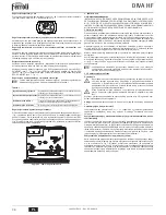 Preview for 36 page of ferolli DIVA HF24 Instructions For Use, Installation And Maintenance