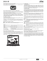 Preview for 47 page of ferolli DIVA HF24 Instructions For Use, Installation And Maintenance