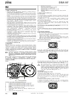 Preview for 68 page of ferolli DIVA HF24 Instructions For Use, Installation And Maintenance