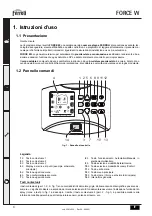 Предварительный просмотр 4 страницы ferolli FORCE W 120 Instructions For Use, Installation And Maintenance