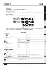 Предварительный просмотр 5 страницы ferolli FORCE W 120 Instructions For Use, Installation And Maintenance