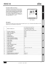 Предварительный просмотр 7 страницы ferolli FORCE W 120 Instructions For Use, Installation And Maintenance