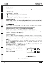 Предварительный просмотр 14 страницы ferolli FORCE W 120 Instructions For Use, Installation And Maintenance