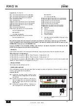 Предварительный просмотр 31 страницы ferolli FORCE W 120 Instructions For Use, Installation And Maintenance