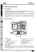 Предварительный просмотр 74 страницы ferolli FORCE W 120 Instructions For Use, Installation And Maintenance