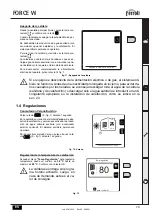 Предварительный просмотр 79 страницы ferolli FORCE W 120 Instructions For Use, Installation And Maintenance