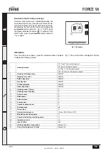 Предварительный просмотр 216 страницы ferolli FORCE W 120 Instructions For Use, Installation And Maintenance