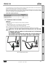 Предварительный просмотр 249 страницы ferolli FORCE W 120 Instructions For Use, Installation And Maintenance