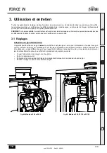 Предварительный просмотр 319 страницы ferolli FORCE W 120 Instructions For Use, Installation And Maintenance