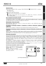 Предварительный просмотр 361 страницы ferolli FORCE W 120 Instructions For Use, Installation And Maintenance