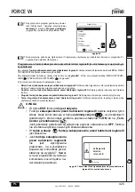 Предварительный просмотр 425 страницы ferolli FORCE W 120 Instructions For Use, Installation And Maintenance