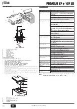 Preview for 30 page of ferolli PEGASUS 107 2S Instructions For Use, Installation And Maintenance