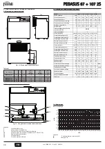 Preview for 38 page of ferolli PEGASUS 107 2S Instructions For Use, Installation And Maintenance