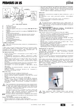 Предварительный просмотр 49 страницы ferolli PEGASUS 107 LN 2S Instructions For Use, Installation And Maintenance