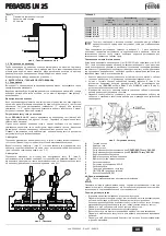 Предварительный просмотр 55 страницы ferolli PEGASUS 107 LN 2S Instructions For Use, Installation And Maintenance