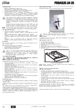 Предварительный просмотр 56 страницы ferolli PEGASUS 107 LN 2S Instructions For Use, Installation And Maintenance