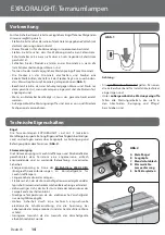 Предварительный просмотр 16 страницы Ferplast EXPLORALIGHT 15W T8 User Manual