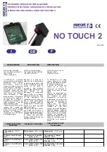 Предварительный просмотр 1 страницы Ferport NoTouch 2 Operating And Installation Instructions