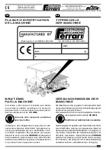 Preview for 9 page of Ferrari Costruzioni Meccaniche FAST BLOC 3 Series Operating And Service Manual