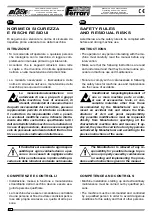 Preview for 22 page of Ferrari Costruzioni Meccaniche FAST BLOC 3 Series Operating And Service Manual