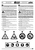 Preview for 47 page of Ferrari Costruzioni Meccaniche FAST BLOC 3 Series Operating And Service Manual