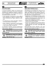 Preview for 53 page of Ferrari Costruzioni Meccaniche FAST BLOC 3 Series Operating And Service Manual