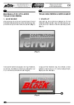 Preview for 68 page of Ferrari Costruzioni Meccaniche FAST BLOC 3 Series Operating And Service Manual