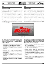 Preview for 71 page of Ferrari Costruzioni Meccaniche FAST BLOC 3 Series Operating And Service Manual