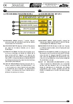 Preview for 95 page of Ferrari Costruzioni Meccaniche FAST BLOC 3 Series Operating And Service Manual