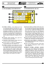 Preview for 101 page of Ferrari Costruzioni Meccaniche FAST BLOC 3 Series Operating And Service Manual