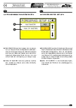 Preview for 103 page of Ferrari Costruzioni Meccaniche FAST BLOC 3 Series Operating And Service Manual