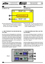 Preview for 108 page of Ferrari Costruzioni Meccaniche FAST BLOC 3 Series Operating And Service Manual