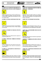 Preview for 113 page of Ferrari Costruzioni Meccaniche FAST BLOC 3 Series Operating And Service Manual