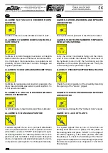 Preview for 114 page of Ferrari Costruzioni Meccaniche FAST BLOC 3 Series Operating And Service Manual