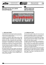 Preview for 116 page of Ferrari Costruzioni Meccaniche FAST BLOC 3 Series Operating And Service Manual