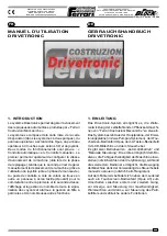 Preview for 117 page of Ferrari Costruzioni Meccaniche FAST BLOC 3 Series Operating And Service Manual