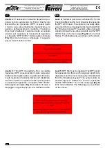 Preview for 136 page of Ferrari Costruzioni Meccaniche FAST BLOC 3 Series Operating And Service Manual