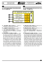 Preview for 181 page of Ferrari Costruzioni Meccaniche FAST BLOC 3 Series Operating And Service Manual