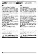 Preview for 188 page of Ferrari Costruzioni Meccaniche FAST BLOC 3 Series Operating And Service Manual